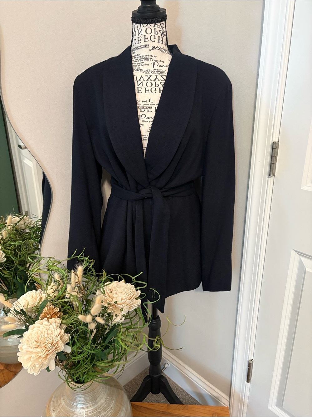 Vintage 1990s Compagnie Internationale Express belted tie-waist blazer